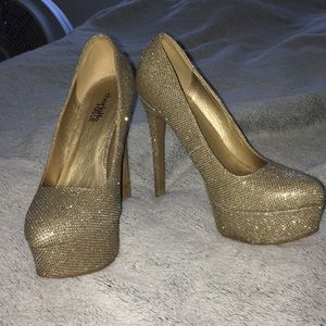 Sparkly heels